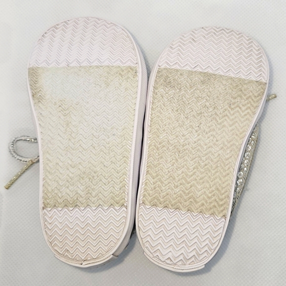 Sperry Top-Sider Bahama Crib Sz 2M Slip-on Silver Circle Print - Picture 9 of 13